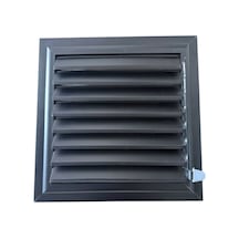 Antrasit Gri Alüminyum 50x50 Cm Menfez Banyo Havalandırma Menfezi