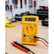 Dijital Multimetre Ölçü Aleti Ac Dc Ölçüm Ve Lcd Ekranlı Yeni Nesil Diğer