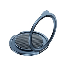 Benks L52 Magnetik Parmak Ring Stand 360 Derece Dönebilen Armortint Kevlar Tasarımlı Mavi