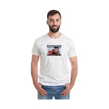Mike Tyson Tragic Hero By Leslie Baskılı Beyaz Erkek Tshirt