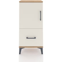 Arges Komodin 2 Raflı Tek Çekmeceli Tek Kapaklı 44x30x96 Çam-aytaşı Atlas Çam