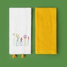 Soft Flo 2'li Mutfak Havlusu - Renkli - 40x60 Cm Çok Renkli
