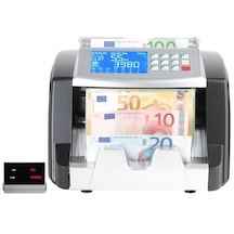 Plus Silver Pro Mix Karışık Para Sayma Makinesi Ve Sahte Yakalama - Tl Ve Euro Karışık - Usd Adet Sayım - Müşteri Ekranı