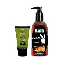 İbn-i Sina Kuyruk Yağı Kremi Kas Sırt Bel El Ayak Kullanım 50 Ml + 1 Adet 120 Ml Playboy Isıtıcılı Masaj Yağı