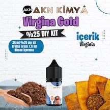 Virginia Gold Yoğun Dıy Kit Gıda Aroması %25 Oranda Aroma İçerir Hazır Değildir 30 Ml