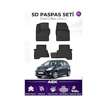 Ford C-max 2011+ Araca Özel Havuzlu "karbon" Paspas Takımı