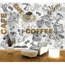 Kafe İçin Yazılı Duvar Kağıdı (359293947)