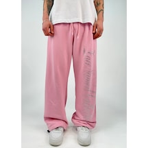 Zaee Nmt Taşlı Baggy Eşofman Altı Pembe