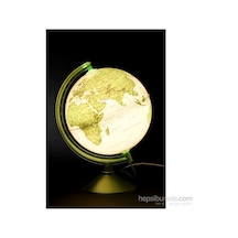 Gürbüz 26CM Işıklı Dünya Küresi Yeşil 46253