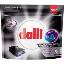 Dalli 3'ü 1 Arada Siyah ve Koyu Renk Çamaşırlar için Tablet Çamaşır Deterjanı 24'lü
