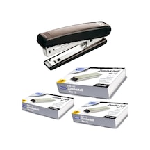 Zımba Makinesi Ve 3000 Tane Tel Ofis Zımba Makinesi Tel Bükmez Paslanmaz Avantajlı Set No-756-7586521469120