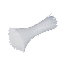 Zenıth Cırt Kelepçe 2.5x100mm 100 Adet Beyaz Plastik Kablo Bağı