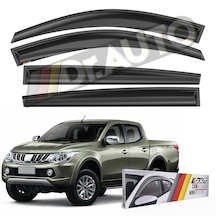 Mitsubishi L200 2000-2006 Arası Cam Rüzgarlığı 4'lü