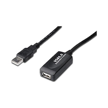 Dıgıtus Da-73101 Digitus Usb 2.0 Repeater Kablosu, Usb A Erkek / A Dişi, 15 Metre