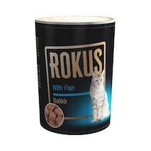 Rokus Balıklı Konserve Yetişkin Kedi Maması 410 G