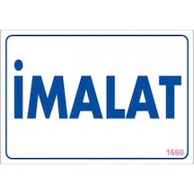 Pvc Levha Quot;Imalatquot; 17,5*25 Cm