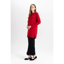 Defacto Regular Fit Esnek Belli Basic Düz Siyah Maxi Etek D2526AX24WNBK81 Siyah