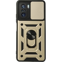 Poco F3 Kılıf Pars Lens Yüzüklü Silikon - Gold Bzsxx00 1