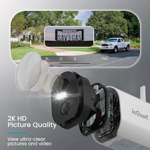 İegeek Spot Işıklı Dış Mekan Güvenlik Kamerası Solar Cam