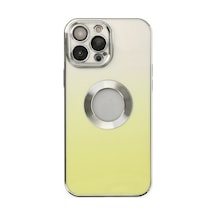 Apple iPhone  Uyumlu,  13 Pro Kılıf Best Silikon - Sarı