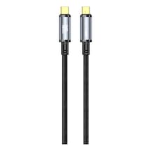 Nettech Nt-dc49 Usb3.2 20gbps Plastik 100 Cm Type-c To Type-c Şarj Ve Data Kablosu Siyah