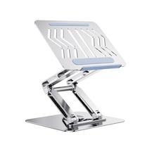 Tam Profesyonel Macbook Uyumlu Stand Tablet Bilgisayar Uyumlu Stant Açısı Ayarlanabilir Tutucu Tok Alüminyum İpad Air Uyumlu Kare Taban%100 Tok Alüminyum Alaşımlı Katlanır Rs-cp84s