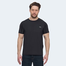 Slazenger VISHAL KTN Erkek  Siyah Tişört