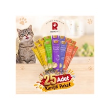 Royal Pet Krema Kedi Ödül Maması Karışık Paket 14 Gr X 25 Adet