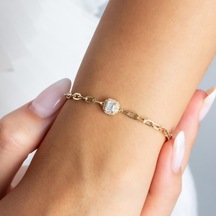 Altın Baget Bileklik BL0223 Sarı Altın