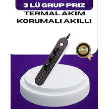 Usb Yuvalı Anahtarlı Üçlü Priz 2 Metre Kablolu Belirtilmemiş