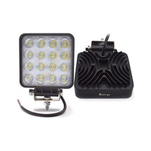 2 Adet 16 Ledli Off Road Çalışma Lambası Projektör 48watt 12v / 24v