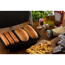 Izgara Ve Tost Makinesi 1911/10 - Grill Toast Machine, 1000 Watt, Yapışmaz Çizgili Plaka
