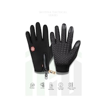Motiva Tactical Unisex Bisiklet Motosiklet Taktik Eldiven Dokunmatik Rüzgar Geçirmez Kaymaz