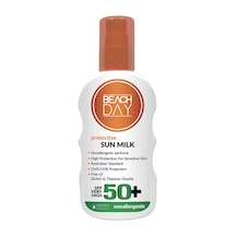 Beach Day Hassas Ciltler için Yüksek Koruyucu Güneş Sütü SPF50+ 150 ML