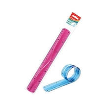 Keyroad Kırılmaz Cetvel 30 CM Yeşil Pembe