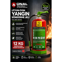 12 Kg Elektrikli Araç Lityum Yangın Söndürücü Kkt Yangın Tüpü Araç Garaj