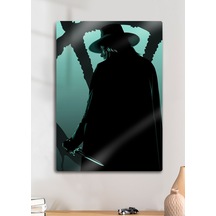 V For Vendetta - Metal Baskı Dekoratif Tablo