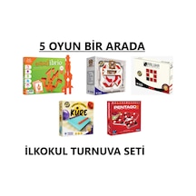 İlkokul Zeka Oyunları Turnuva Seti Abluka - Equılıbrıo - Motif - Küre - Pentago
