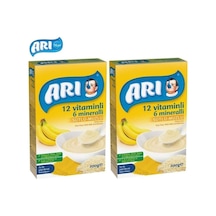 Arı Mama Pirinç Unu 200 Gr Sütlü Muzlu 12 Vitminli 6 Minarelli 2'li Set