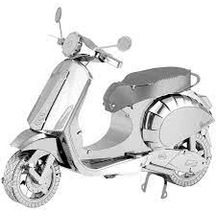 Vespa Primavera Scooter 3d Metal Maket Bulmaca Puzzle Modeli Kitleri Dıy 14+ Yaş 52+ Parça