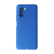 Xiaomi Poco F3 Uyumlu Kılıf First Silikon - Mavi