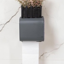 Yapışkanlı Banyo Tuvalet Kağıtlığı Wc Peçetelik Kağıtlık Tutucu Tuvalet Kağıt Organizeri Acı Kahve