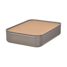 Ikea Harvmatta Bölmeli Kutu, Koyu Gri-bej, 24x18x6 Cm