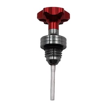 Motosiklet Yağ Çubuğu Cnc Kırmızı Universal Turuncu