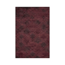 Kartela Halı Liva Halı Jüt Taban Dokuma Halı Bordo - 80 X 120 Cm