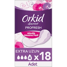 Orkid Discreet Profresh Günlük Mesane Pedi Extra Uzun 18'li