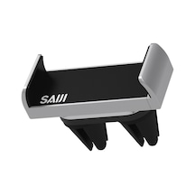 Saiji T2 Araç İçi Havalandırma Telefon Tutucu Gri