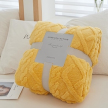 Sarı Kalın Kış Battaniye Atmak Yumuşak Sıcak Yün Battaniye Yataklar İçin Ekose Taff Kaşmir Kuzu Termal Yorgan Yatak Örtüsü 100 X 150 Sarı Sarı Kalın Kış Battaniye Atmak Yumuşak Sıcak Yün Battaniye Yataklar İçin Ekose Taff Kaşmir Kuzu Termal Yorgan Yatak Örtüsü 100 X 150 Sarı