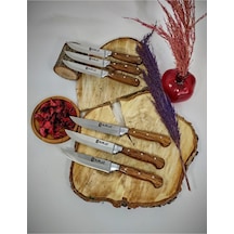 Sürmene Sürlaz Mutfak Serisi Et Sebze Meyve Bıçak Seti Ahşap