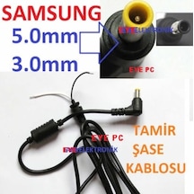 Samsung Uyumlu Adaptör Tamir Kablosu Laptop Notebook5.0-3.0 Mm